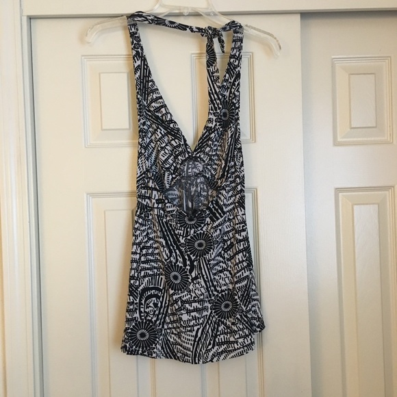 Rampage Black Halter Open Back Top Size Small - Picture 3 of 3